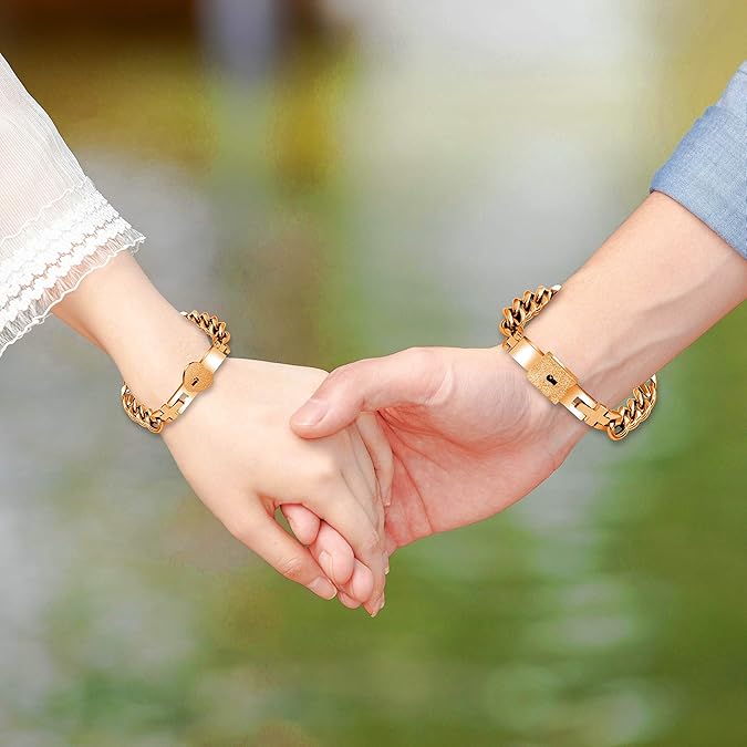 Duo Eterno: Pulseras de Acero de Titanio [INCLUYE REGALO]